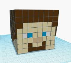 How To Build A Steve Head In Minecraft - Youtube