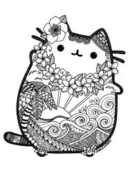 Colouring pictures with cat on pumpkin and horror house. Cat Coloring Pages Coloring Rocks