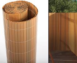 Balkon Sichtschutz Sylt Mit 120 X 300cm Teak Farbig Online Kaufen