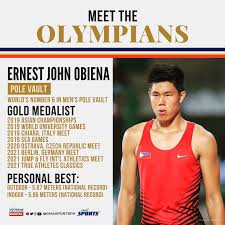 Back then, obiena cleared 5.80 meters on his first attempt to earn second place and the silver medal, with duplantis topping the meet at 6.10 meters. Ernest Obiena Ej Obiena