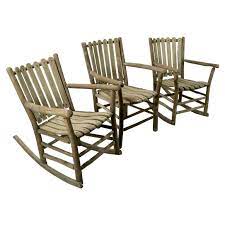With a broad selection of styles, from comfy lounge chairs, designer armchairs and easy chairs, to rocking chairs and accent chairs. Group Of 3 Old Hickory Furniture Rocking Chairs And Armchair For Sale At 1stdibs