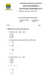 Top Pdf Soal Ukk Matematika Kelas 5 Semester 2 Asli 12 123dok Com