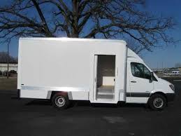 Cube Body Mounted On A Sprinter Cab Chassis Trucks Sprinter Truck Camper