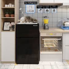 There are also a range of materials to choose from, such as: Costway Refrigerator Small Freezer Cooler Fridge Compact 3 2 Cu Ft Unit Walmart Com Walmart Com