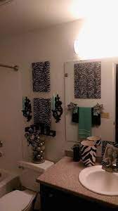 85+ small bathrooms that are big on style. Zebra Bathroom Ideas 1000 Bathroom Towel Decor Bathroom Decor Apartment Bathroom Decor