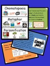 Poetry And Literary Devices Comprehension Strategies Anchor Charts Activities