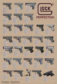 glock short gun models accessories poster rare new image