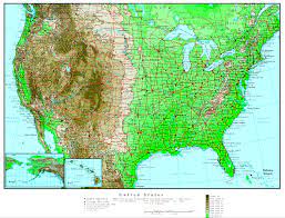 Us Elevation Map Interactive United States Elevation Map