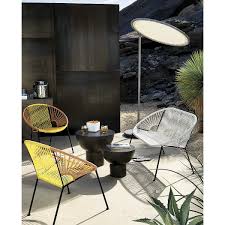 Ixtapa Outdodor Loveseat Bench Reviews Cb2 Modern Outdoor Furniture Outdoor Tables And Chairs Outdoor Patio Set