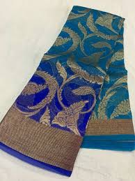 Kanchi Organza Antique Work Sarees Price 5500 Order What S App 7995736811 Silk Sarees Work Sarees Saree