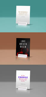 Download Free Glass Stand Display Quote Mockup Psd Graphicsfuel PSD Mockup Templates