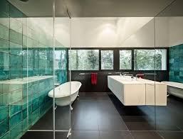 You can also combine materials effectively in a modern design, pairing natural wood with stainless steel in a countertop design, for example, or creating a tilework design from ceramic tile. Top 10 Tile Design Ideas For A Modern Bathroom For 2015