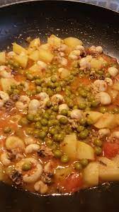 Seppioline in umido con patate. Seppioline In Umido Con Patate E Piselli Le Delizie Di Danya
