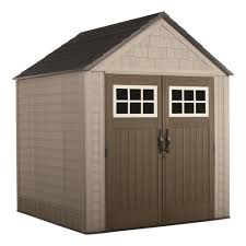 A great way to organize these things and keep them neatly out of sight is to erect a storage. Rubbermaid Big Max 7 Ft X 7 Ft Storage Shed 2035892 The Home Depot