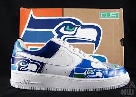 Nike Air Force 1 Black Pricerunner Seattle Seahawks Custom Air Force 1 S Rare Nike Nike Fashion Rare Nikes Dc Sneaker