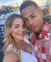 Ina aogo, wife of dennis aogo during the lambertz monday night 2017 at alter wartesaal on january 30, 2017 in cologne, germany. Ina Bei Promi Bb Dennis Aogo Sorgte Sich Um Seine Karriere Promiflash De