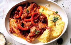 Chicken Cacciatore With Creamy Polenta Healthy Food Guide