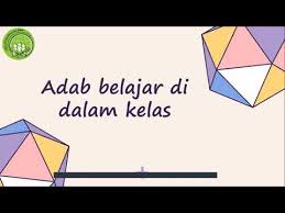 See full list on tzkrh.com Minggu Pembudayaan Sriti Tahun 4 Modul 3 Adab Belajar Youtube