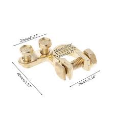 Place the new battery in the battery tray and secure it to the bracket. Buy New 2pcs Durable Replacement Auto Car Battery Terminal Clamp Clips Brass Connector At Affordable Prices Free Shipping Real Reviews With Photos Joom