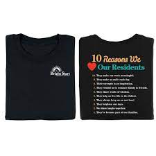 10 Reasons We Love Our Residents 2 Sided T Shirt Personalization Available Positive Promotions