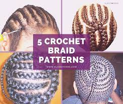 5 Of The Best Crochet Braid Patterns Crochet Braid Patterns Braid Patterns Crochet Braid Pattern