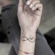 Beautiful mom dad tattoo for wrist. Mom And Dad Temporary Tattoo Sticker Set Of 2 Mom Dad Tattoo Designs Mom Tattoo Designs Dad Tattoos