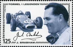 Stamp: Sir Jack Brabham (1926-2014) (Austria(Formula 1 Celebrities) Mi:AT  2599,Sn:AT 2051h,Yt:AT 2426,AFA:AT 2488,ANK:AT 2626,Un:AT  2424,WAD:AT026.2006 📮