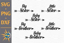 Product tags big brother svgbrother svgfamily svg. Brother Sister Arrow Graphic By Svgstoreshop Creative Fabrica