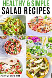 Healthy And Simple Salad Recipes Video Easy Salad Recipes Salad Recipes Vegetarian Salad Recipes