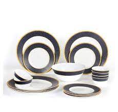 Glamour meets function in diva resulting in an irresistible combination. Buy Famacart Diva Laopala Sovrana Regent Blue Pack Of 33 Dinner Set Online At Low Prices In India Amazon In