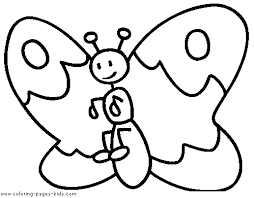 Your tots and preschool students will love how simple these butterflies are to color in. Easy Butterfly Coloring Page For Toddlers