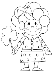 Printable coloring pages for girls kids teens freeun faces clip art images. Girl Leprechaun Coloring Pages Best Coloring Pages For Kids