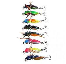 Magideal Insect Bee Fishing Lures 4 5cm Baits Crankbait Bass
