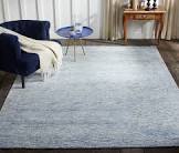 Handmade Tufted Blue Area Rug Franco