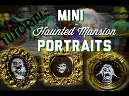 Onemargaret lm on july 15, 2012: Disney Diy Tutorial Haunted Mansion Mini Portraits The Dan O Channel Youtube