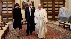 Αποτέλεσμα εικόνας για Ο Τραμπ στον Πάπα για την Πανθρησκεία