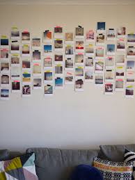 south by north washi tape wall polaroid wall tape wall