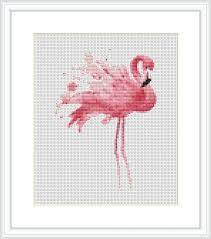 There are 1097 flamingo cross stitch pattern for sale on etsy, and they cost $4.88 on average. Pin On Kanavice