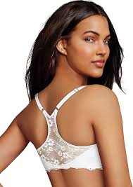 Maidenform Womens Pure Genius T-Back Bra with Lace White