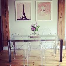 Silence And Noise Paris Eiffel Tower Photography Print Modern Vintage Decor Decor Acrylic Dining Chairs