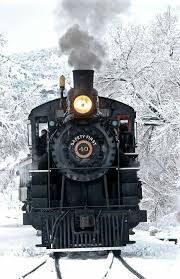 Beautiful Train With Snowy Background Train Train Rides Vintage Train