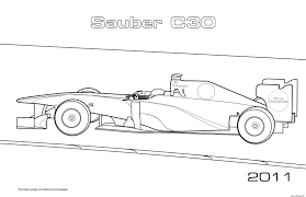 Ce logiciel de dessin en vente depuis longtemps est considéré comme étant l'un des standards du genre. Coloriage Formule 1 Voiture Sauber C30 2011 Jecolorie Com