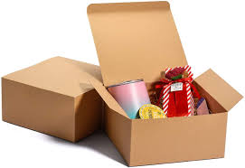 It takes just a few minutes to make and all you need is cardboard or paper, pen and scissors. Buy Mesha Cardboard Brown Gift Boxes 12 Pcs 8x8x4 Bridesmaid Proposal Birthday Party Wedding Kraft Paper Present Packaging Box With Lids Decorative Gift Wrap Boxes Bulk Gift Box For Crafting Cupcakes Online
