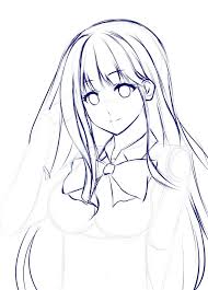 Anime Boy Body Base With Eyes Anime Girl Drawing Base With Hair Materi Pelajaran 7 anime girl drawing base with hair