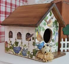 Pin De Rosangela Rigotti Em Artesanato Casa De Passarinho Casas Com Jardim De Fadas Decupagem
