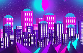 Wallpaper Landscape Mountains Neon Pyramid Starry Sky The City Of The Future Neon Glow Neon City The City Of Minimalism Blue Neon Neon Landscape Pink Neon Neon Sky Neon Mountains Neon Pyramid Check out our pink blue wallpaper selection for the very best in unique or custom, handmade pieces from our wallpaper shops.