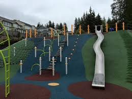 Playground On A Hill Queenston Park Playground In Coquitlam Dogadaki Etkinlikler Peyzaj Duzenlemesi Peyzaj Mimarisi
