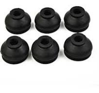 JNNJ Cache Poussière Pour Phares Voiture - Caoutchouc Noir, Universel, Lot  De 2 (75x55mm)