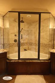 Nice Corner Shower And Bathtub Combo With Glass Shower Enclosure Use J K To Navigate To Prev Corner Tub Shower Bathroom Tub Shower Combo Jet Tub Shower Combo
