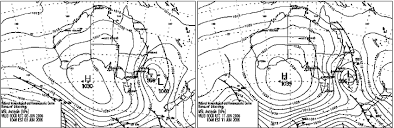 Synoptic Charts Published By The Bureau Of Meteorology For